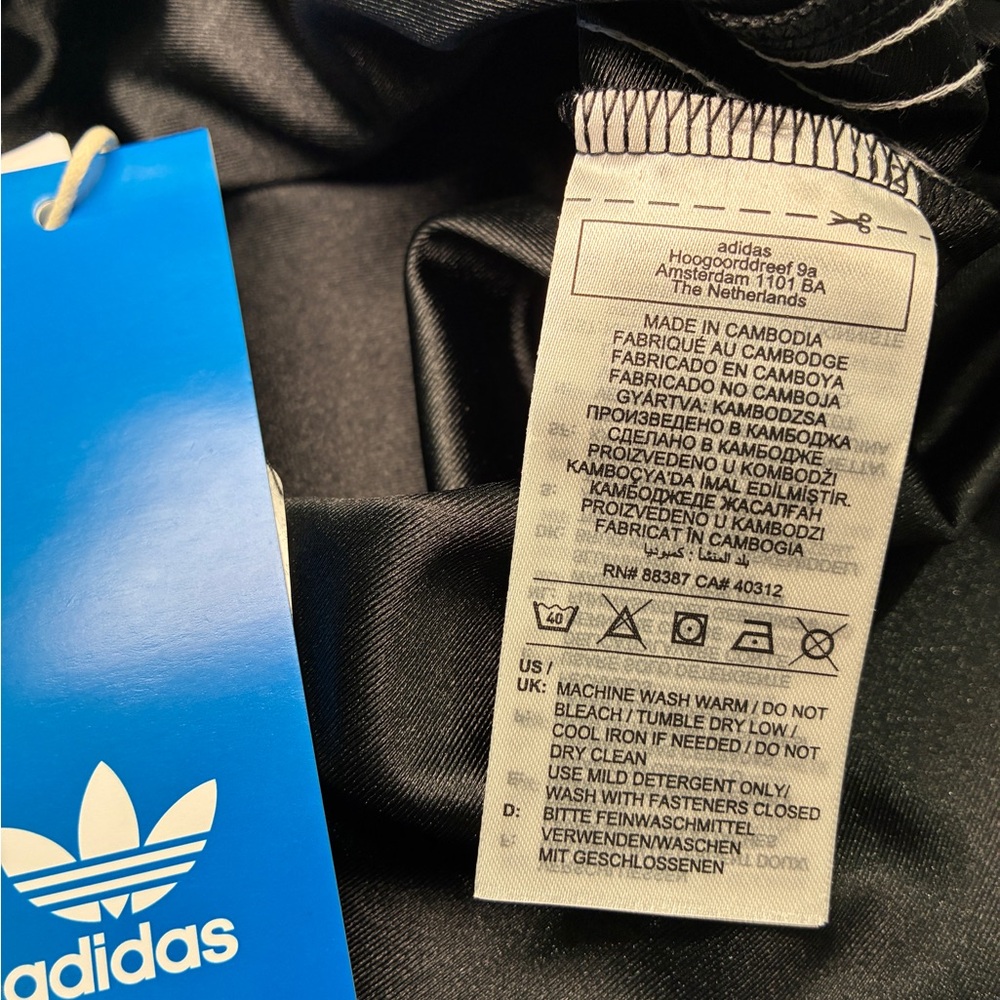 adidas Originals 3S A-Line Mini Skirt JD0281 Black White Side Stripe Y2K Sporty - Picture 7 of 12